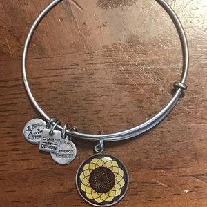 Sunflower Alex & Ani bracelet